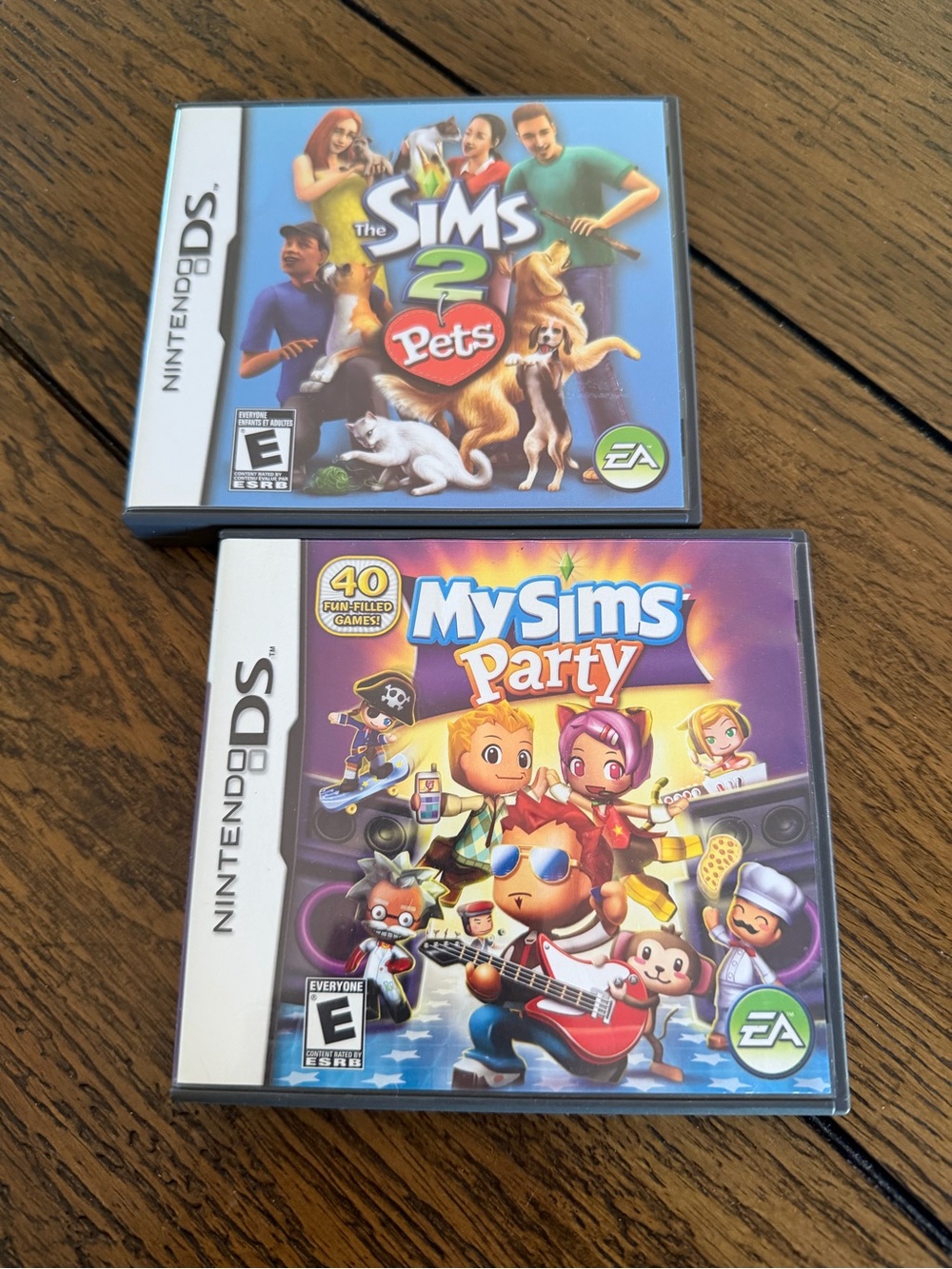Sims 2 Pets And My Sims Party Nintendo DS With Manual